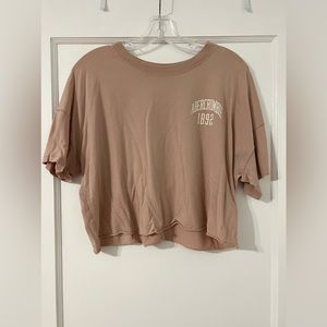 Abercrombie loose crop top